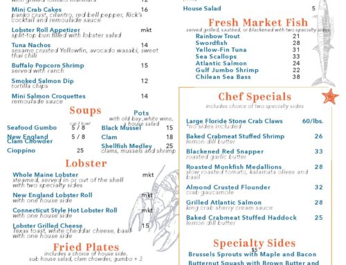 1/28 Updated Menu